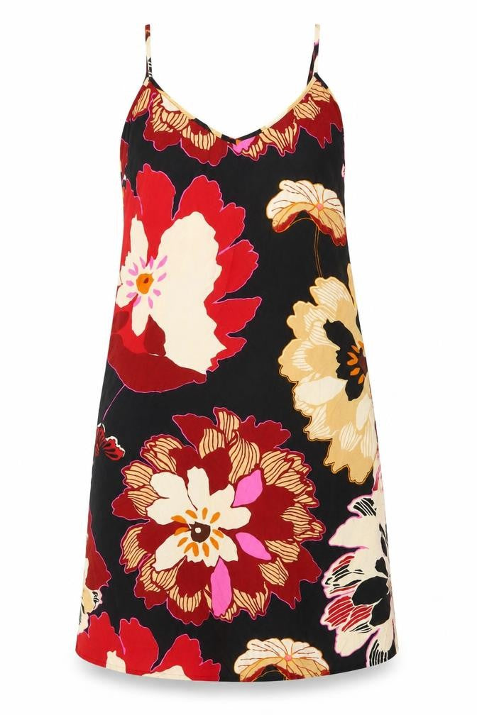 Front view of Next Women’s Multicoloured Floral Dress, size UK 14
