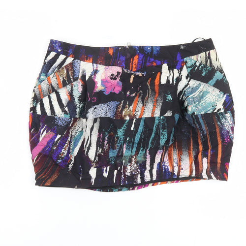 Spotlight by Warehouse Women's Multicoloured Pencil Skirt Size 12