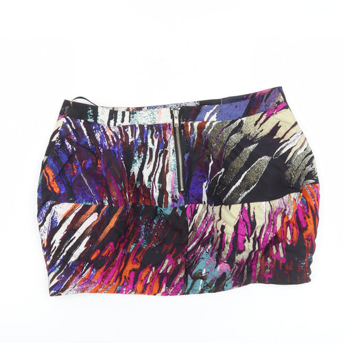 Spotlight by Warehouse Women's Multicoloured Pencil Skirt Size 12