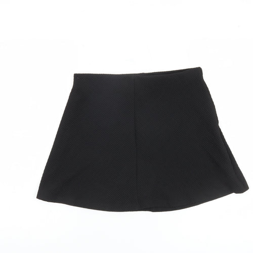Zara Women's Black Skirt Size 8 Polyester Blend