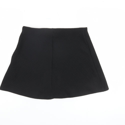 Zara Women's Black Skirt Size 8 Polyester Blend