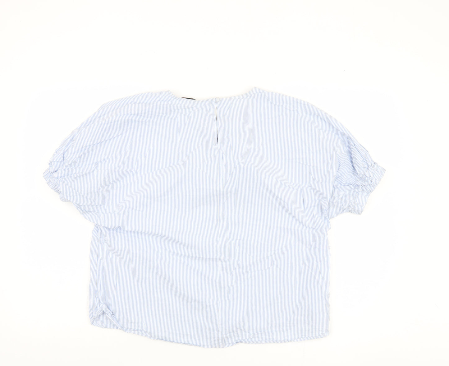 Blue & Other Stories Women's Blouse, Size 14, Striped