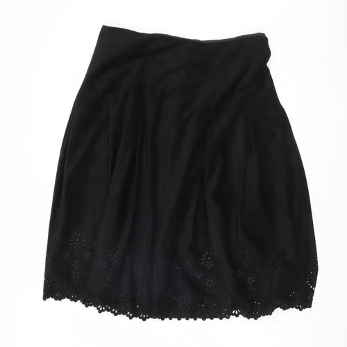 Marks and Spencer Women's Black Knee Length Skirt