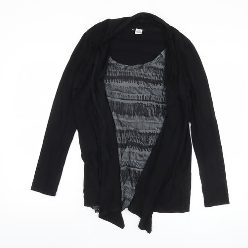 Mamas & Papas Women's Black Blouse UK 12 Long Sleeve