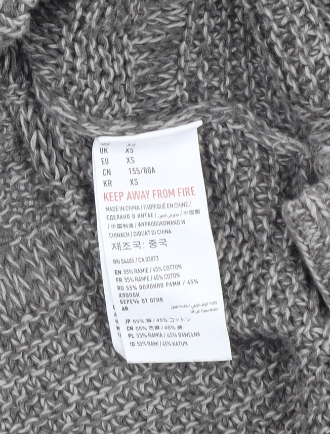 American Eagle Women's Grey XS Pullover Jumper