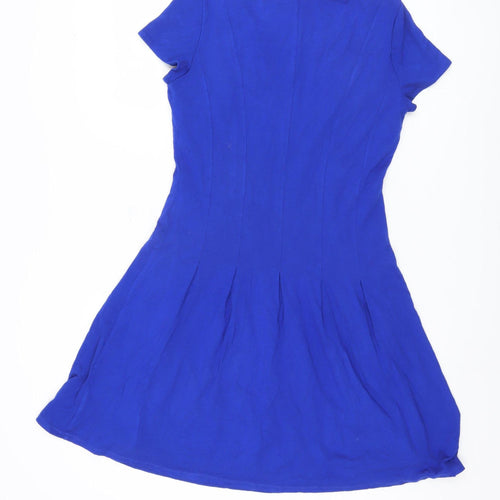 Precis Women's Blue Dress, Size 12, Short Sleeve