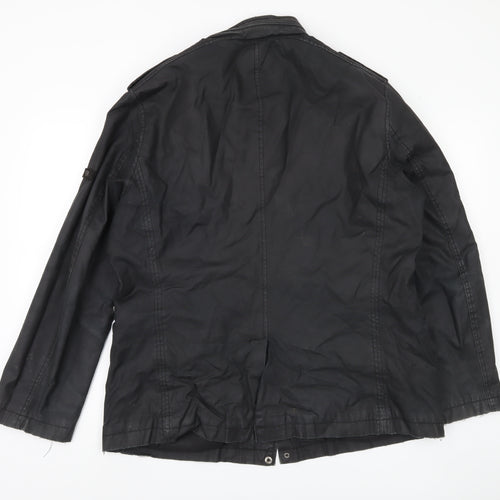 Ben Sherman Men's XL Black Military Jacket