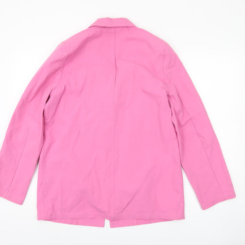 Reclaimed Vintage Women's Pink Blazer Jacket Size 8