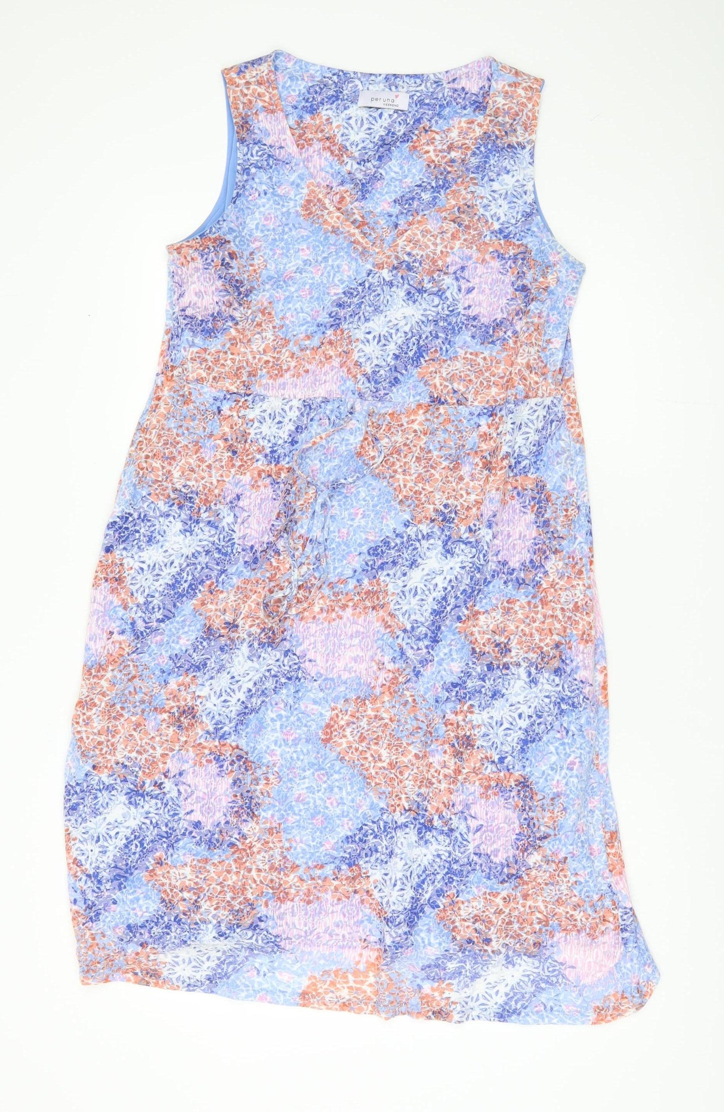 Marks and Spencer Women's Multicoloured V-Neck Dress