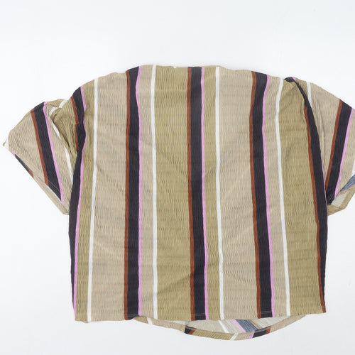 Marks and Spencer Women’s Multicoloured Striped Top Size 20