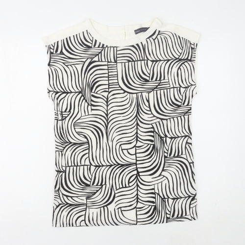 Marks and Spencer Women's Black Geometric Top