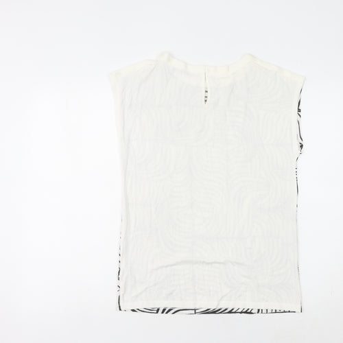 Marks and Spencer Women's Black Geometric Top