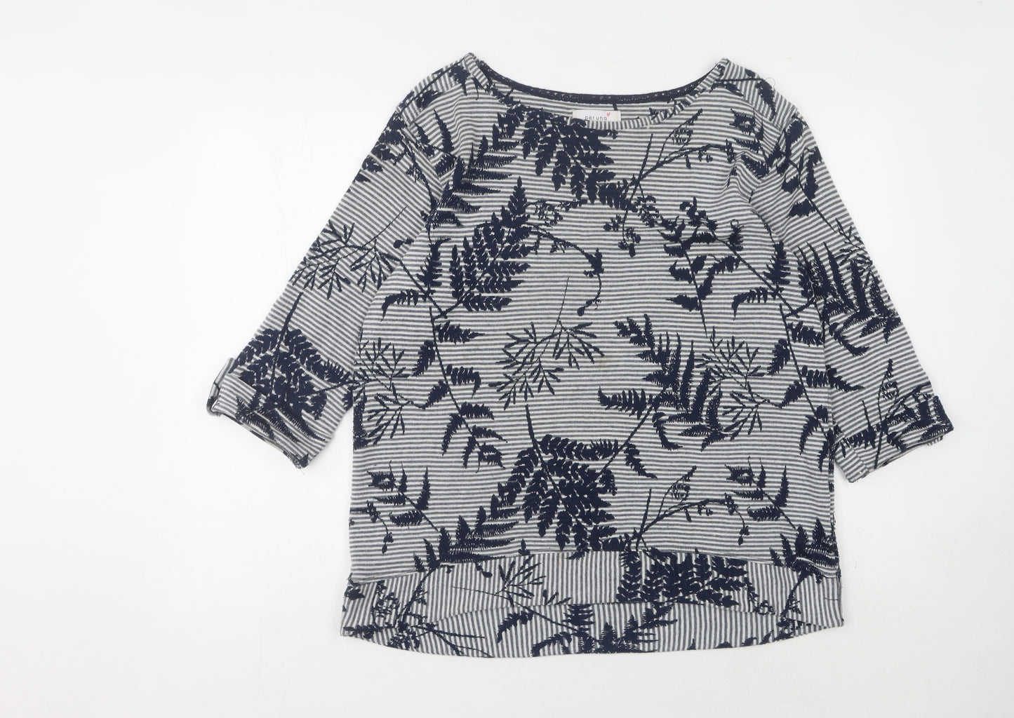 Marks and Spencer Women's Blue Floral Pullover Size 16