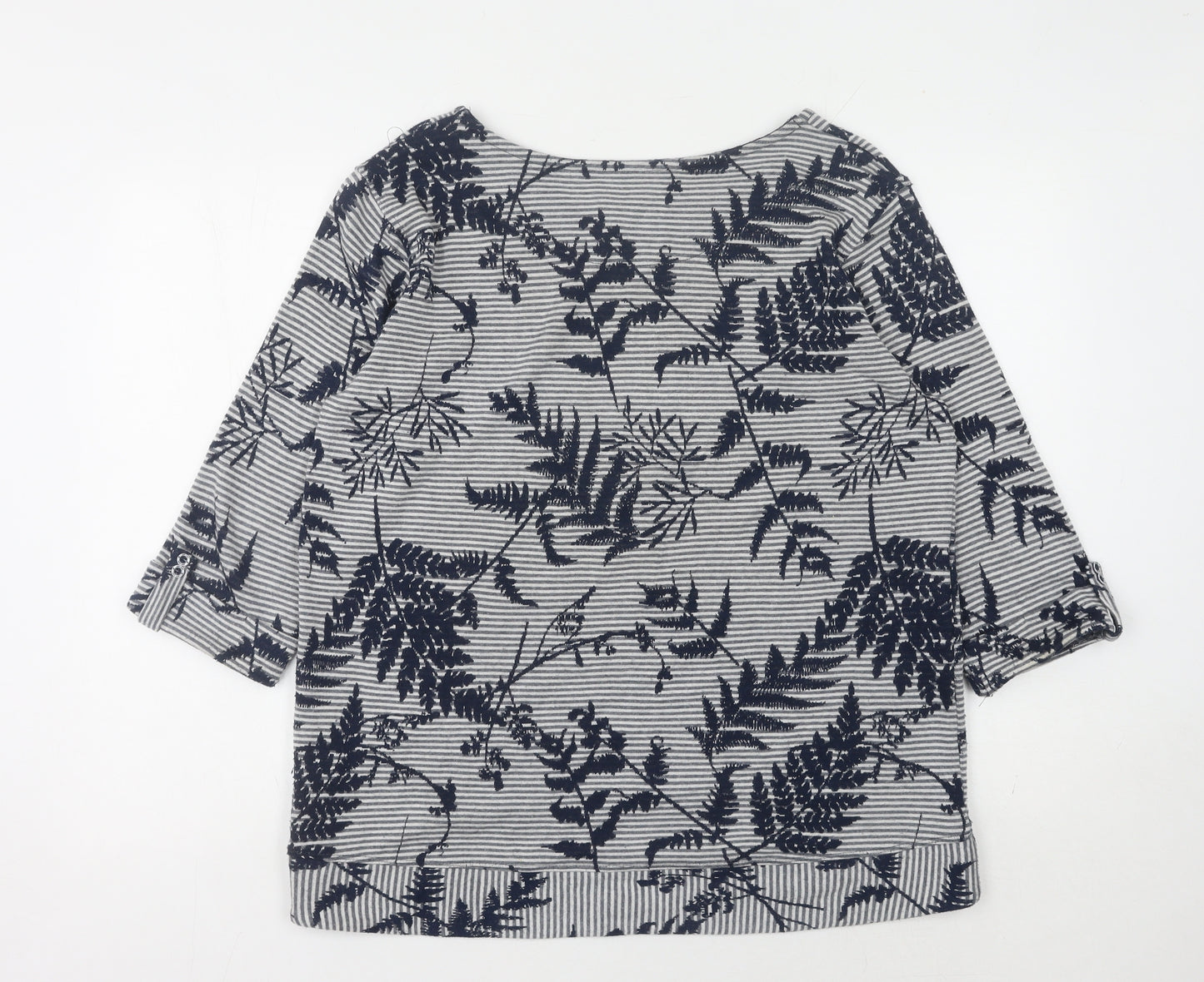 Marks and Spencer Women's Blue Floral Pullover Size 16
