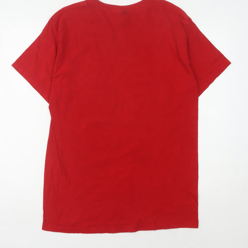 M&O Gold Men's Red USA Graphic T-Shirt Size M
