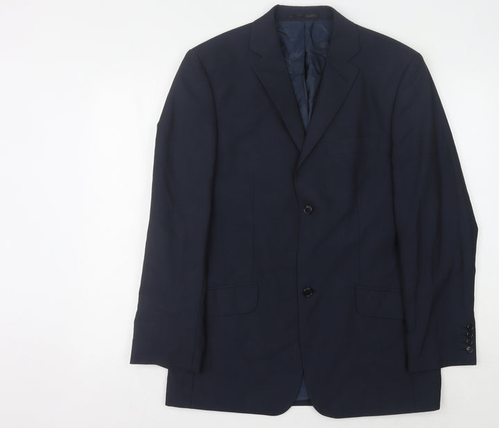 French Connection Men's Blue Blazer, 38, Formal Wool Jacket