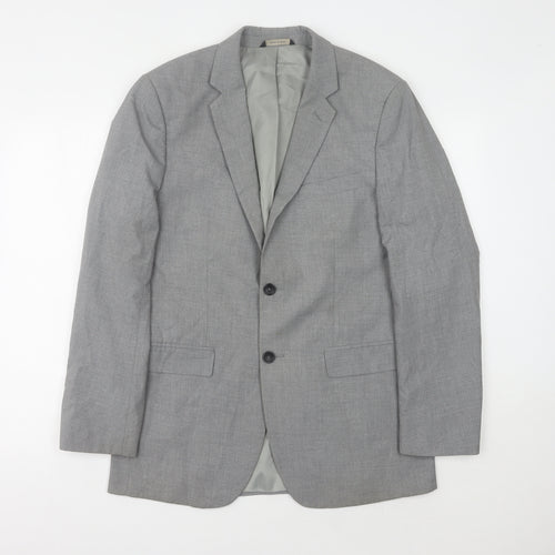 Banana Republic Mens Grey Slim Blazer 40R