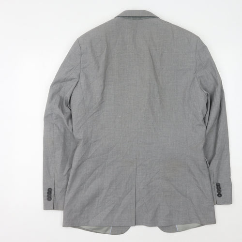 Banana Republic Mens Grey Slim Blazer 40R