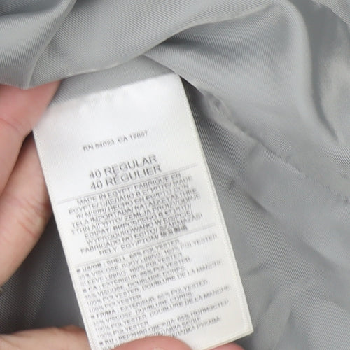 Banana Republic Mens Grey Slim Blazer 40R