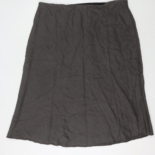 Ann Harvey Women's Grey Long Straight Skirt Size 26
