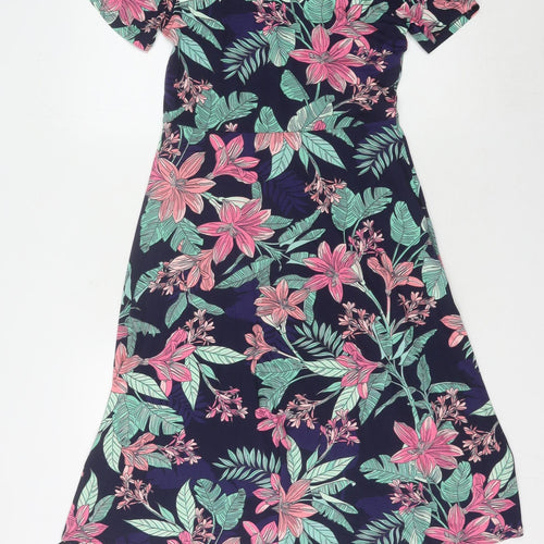 Roman Originals Women's Multicoloured Floral Dress Size 10