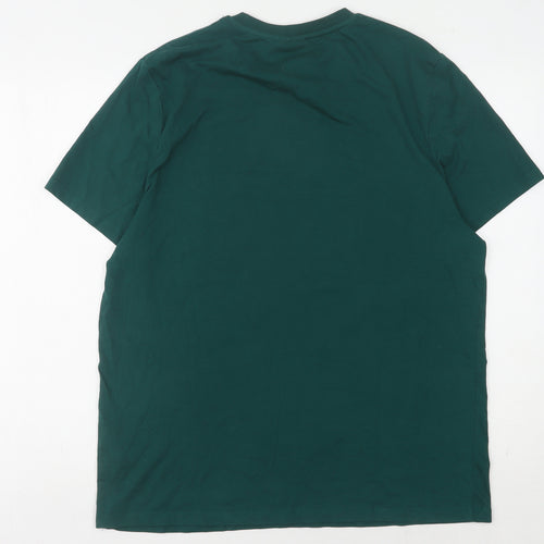 Disney Men's Green Mickey Mouse Graphic T-Shirt, Size M