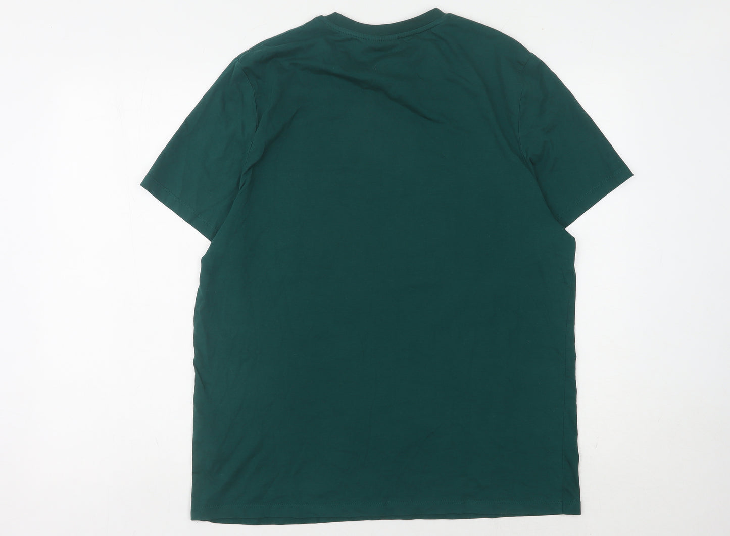 Disney Men's Green Mickey Mouse Graphic T-Shirt, Size M