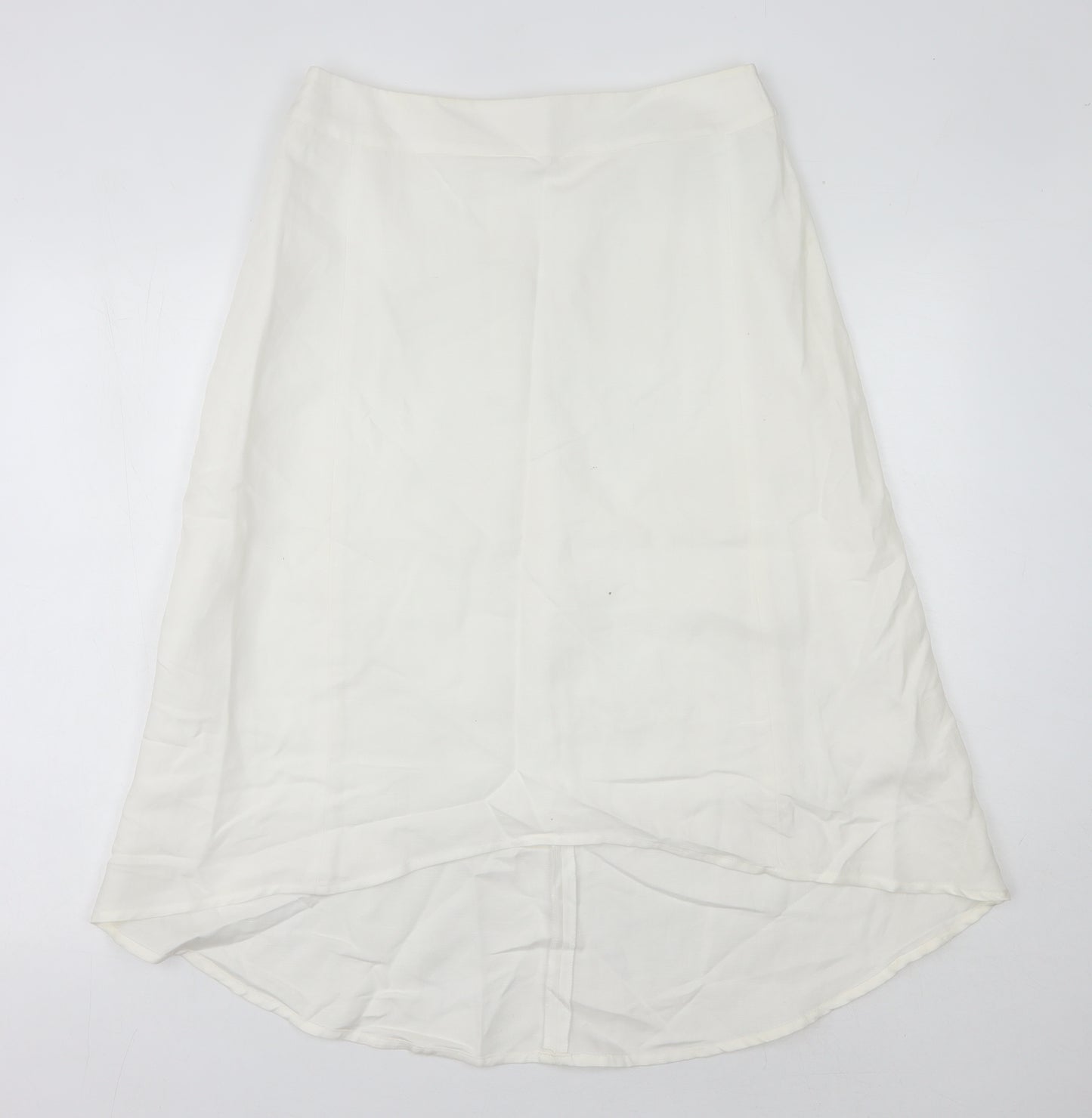 Marks and Spencer Women's Ivory Size 12 Zip Skirt