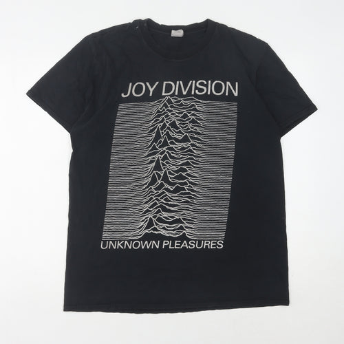 Gildan Men’s Black Joy Division T-Shirt L