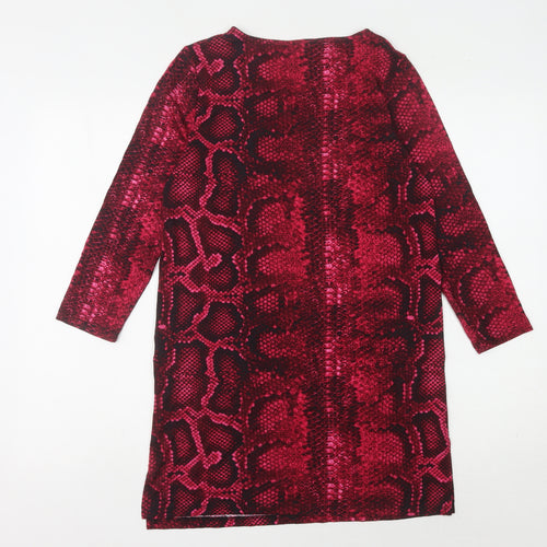 Principles Women's Multicoloured Animal Print Sheath Dress Size 10