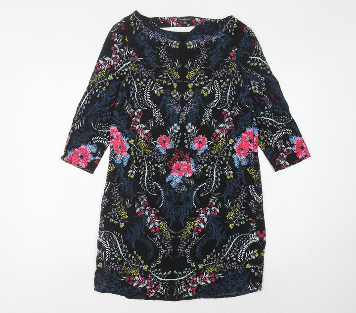 Warehouse Women's Floral Dress Multicoloured Size 10