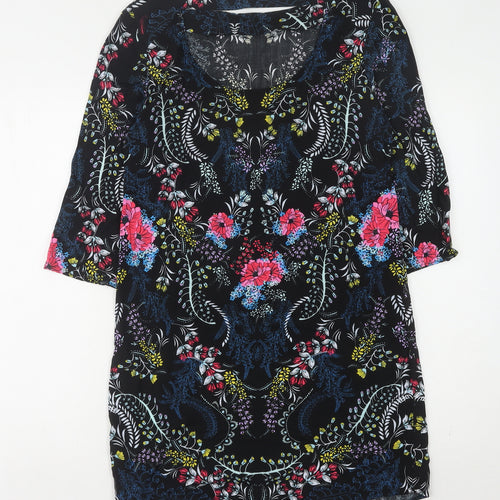 Warehouse Women's Floral Dress Multicoloured Size 10