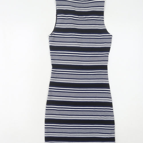 MNG Women's Multicoloured Striped Bodycon Dress XS