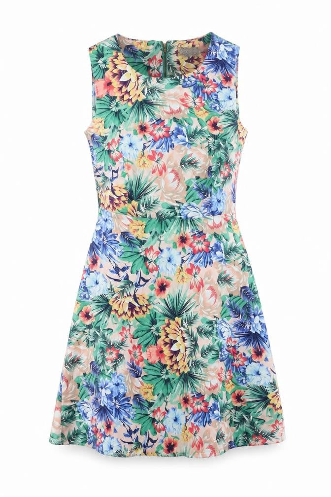 Front view of Apricot Women's Multicoloured A-Line Dress S