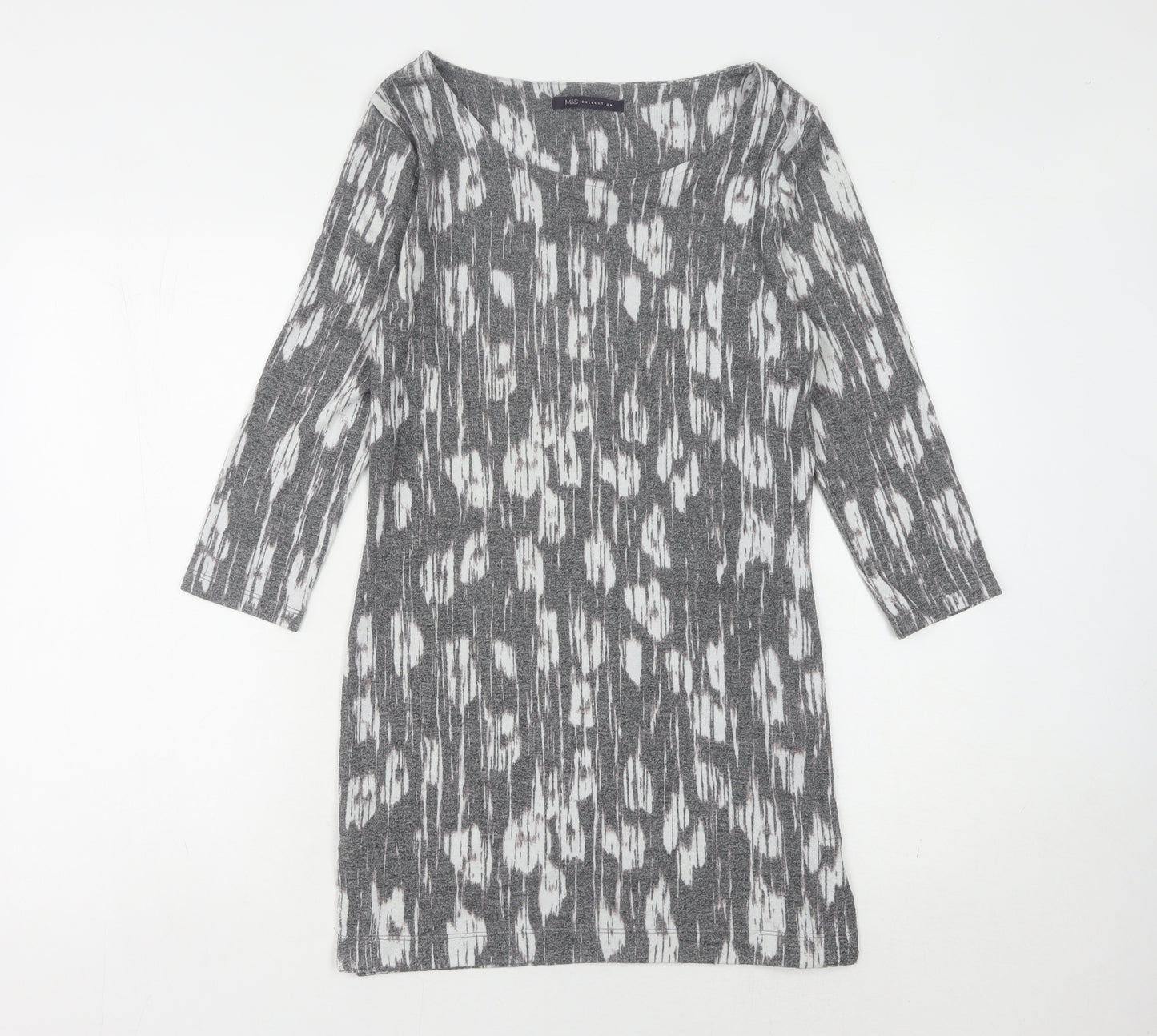 Marks and Spencer Women's Grey Boat Neck Dress