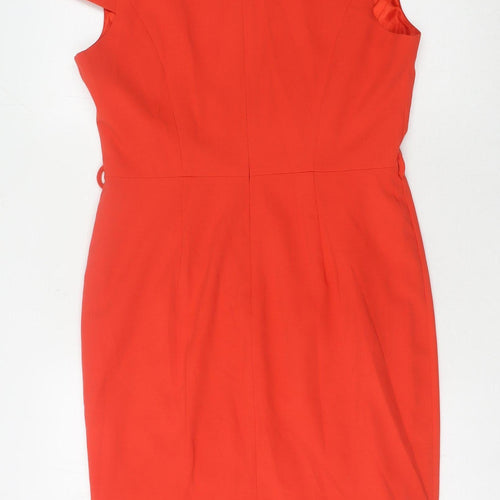 Next Women's Red Sheath Dress Size 12