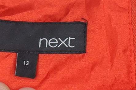 Next Women's Red Sheath Dress Size 12