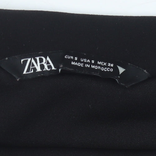 Zara Women's Black Sleeveless Blouse UK 10