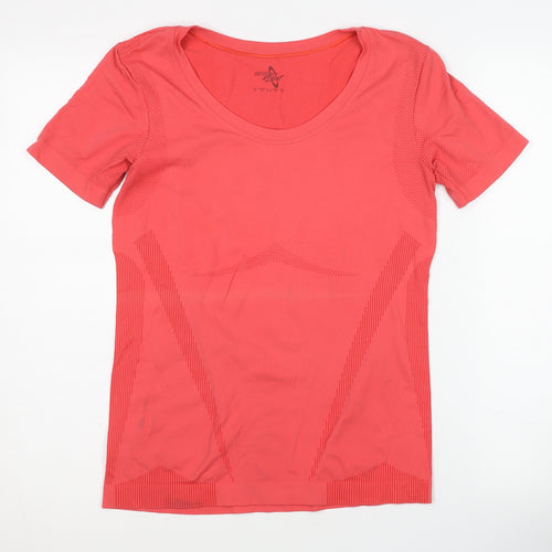 Sport Tech Women's Red T-Shirt M Scoop Neck