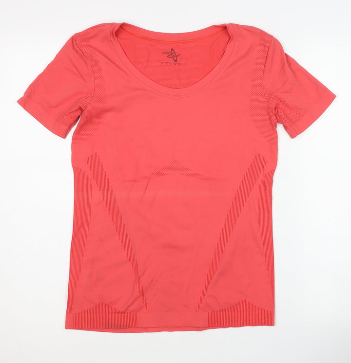 Sport Tech Women's Red T-Shirt M Scoop Neck