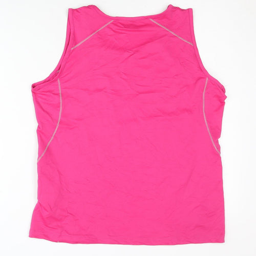 SHAMP Women's Pink Tank Top Medium for Gym or Running