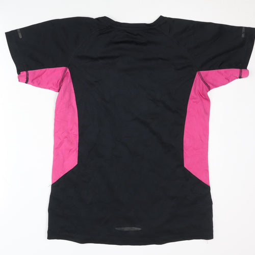Route 66 Women's Black Pink Running T-Shirt L