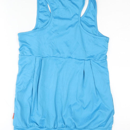 e-nution Women's Blue Racerback Tank Top, Size L