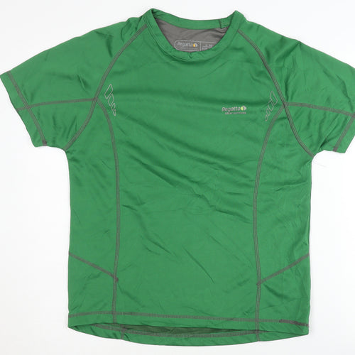 Regatta Green Unisex Active T-Shirt, Size 12