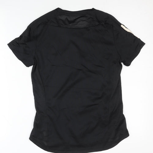 Adidas Women's Black T-Shirt, S, Running, Breathable