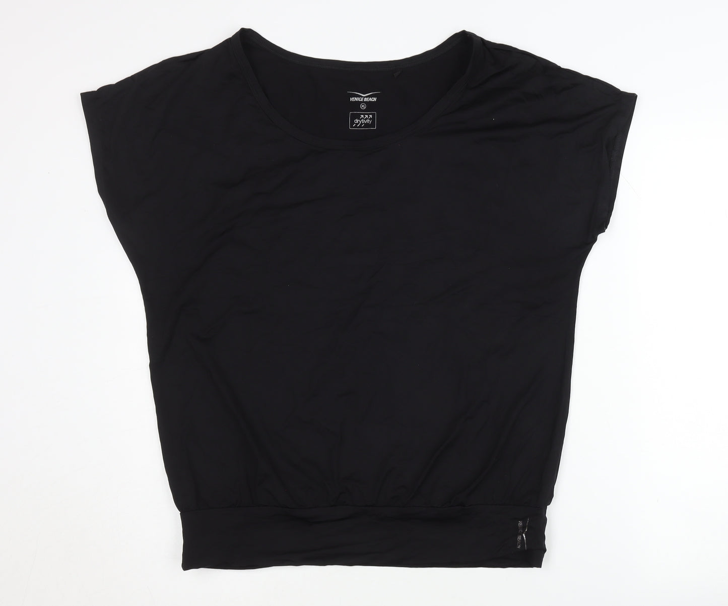 Venice Beach Women's Black XL Jersey Top