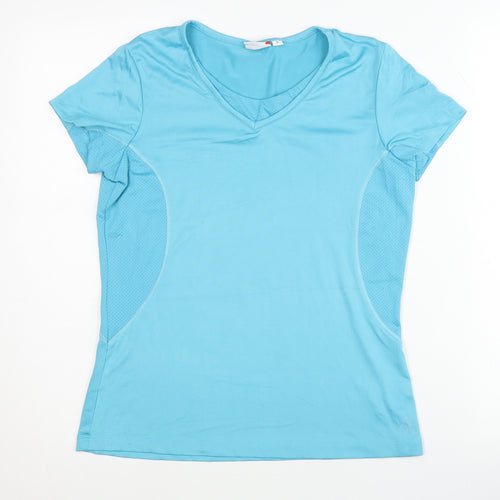 NKD Women's Blue Gym T-Shirt, Size S - Breathable & Comfy
