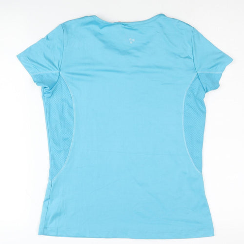 NKD Women's Blue Gym T-Shirt, Size S - Breathable & Comfy