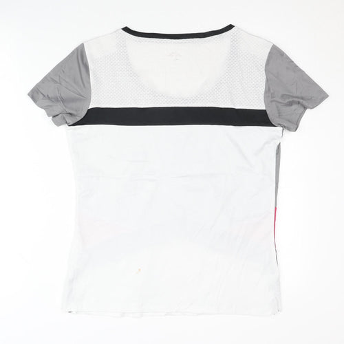 Active Touch Women's Colourblock T-Shirt, Size S, Grey/Pink