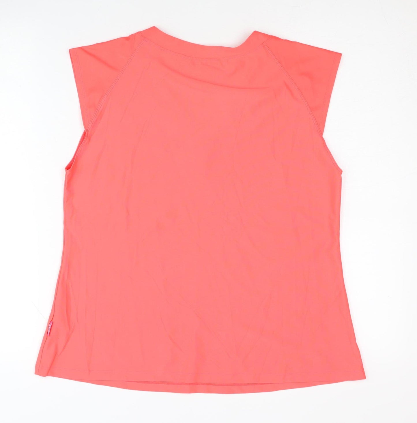 Venice Beach Women's Pink V-Neck Sleeveless T-Shirt